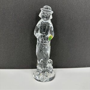 Vintage Waterford Crystal Made in Ireland Clown with Pup Figurine
